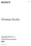 Wireless Studio. User s Guide Version 5.1x Before using this software, please read this manual thoroughly and retain it for future reference.