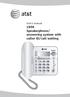 User s manual Speakerphone/ answering system with caller ID/call waiting