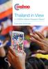 Thailand in View. A CASBAA Market Research Report. Executive Summary