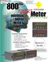 UNIVERSAL DIGITAL METER DC Volts and Amps AC RMS Volts and Amps Thermocouples and RTDs Process Signals Strain Gauge and Load Cell