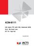 KCM M Indoor PTZ with D/N, Advanced WDR, SLLS, 18x Zoom lens. (DC 12V / High PoE) Ver. 2012/11/23
