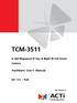 TCM Hardware User s Manual. H.264 Megapixel IP Day & Night IR LED Dome Camera. (DC 12V / PoE) Ver. 2010/1/5
