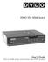 DVDO VS4 HDMI Switch. User s Guide How to install, set up, and use your new DVDO product