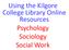 Using the Kilgore College Library Online Resources Psychology Sociology Social Work