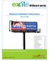 Billboard series 20mm and 23mm Pitch Series Signs