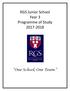 RGS Junior School Year 3 Programme of Study