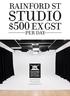 studio $500 EX GST RAINFORD ST PER DAY Rst STUDIO STREET RAINFORD