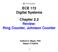 ECE 172 Digital Systems. Chapter 2.2 Review: Ring Counter, Johnson Counter. Herbert G. Mayer, PSU Status 7/14/2018