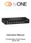 Instruction Manual 1T-SX-644 HDMI v1.4 FAST Switcher with 3D / ARC