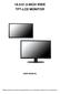 18.5/21.5-INCH WIDE TFT-LCD MONITOR USER MANUAL
