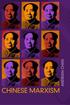 Chinese Marxism ADRIAN CHAN