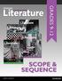 GRADES 9-12 PEARSON. Literature. iterature COMMON CORE SCOPE & SEQUENCE