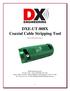 DXE-UT-808X Coaxial Cable Stripping Tool