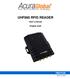 Copyright 2013 ACURA Global. UHF860 RFID READER. User s manual. English draft TM970180