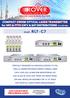 COMPACT CWDM OPTICAL LASER TRANSMITTER for HFC & FTTH CATV & SAT DISTRIBUTIONS MHz