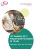 London Symphony Orchestra LSO Discovery. LSO Academy 2017: Timpani and Percussion July. Application form and information