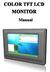COLOR TFT LCD MONITOR. Manual