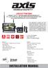 JS007WQK HEAVY DUTY WIRELESS REVERSING KIT 7 LCD DIGITAL QUAD RECORDING MONITOR with WATERPROOF CCD CAMERA