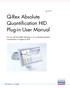 Q-Rex Absolute Quantification HID Plug-in User Manual