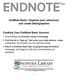 EndNote Basic: Organize your references and create bibliographies Creating Your EndNote Basic Account