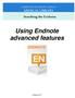 Using Endnote advanced features