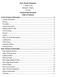 Rose Theatre Brampton 1 Theatre Lane Brampton, Ontario L6V 0A3 Technical Specifications Table of Contents Front of House Information...
