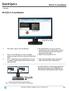 QuickSpecs. HP V inch Monitor. HP V inch Monitor. Overview