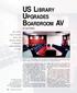 US LIBRARY UPGRADES BOARDROOM AV