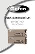 VGA Extender LR EXT-VGA-141LR. User s Manual