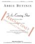 To the Evening Star / Abbie Betinis SATB div., flute $2.50 / AB (SATB chorus, flute) After the poem by William Blake