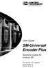 SM-Universal Encoder Plus. EF   User Guide. Solutions module for Unidrive SP