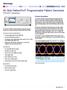 40 Gb/s PatternPro Programmable Pattern Generator PPG4001 Datasheet