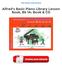 Alfred's Basic Piano Library Lesson Book, Bk 1A: Book & CD PDF