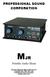 PROFESSIONAL SOUND CORPORATION MJR. Portable Audio Mixer