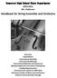 Handbook for String Ensemble and Orchestra
