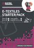 E-TEXTILES STARTER PACK