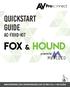 quickstart guide AC-FxHd-kit or