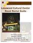 Lakewood Cultural Center Room Rental Guide