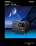 SRX-R320 4K Digital Cinema Projector. LMT-300 Media Block. STM-100 Theater Management System