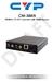 CM-388N HDMI to CV/SV Converter with HDMI Bypass DRAFT. Operation Manual