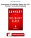 Summary Of Hillbilly Elegy: By J.D. Vance Includes Analysis PDF