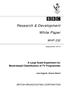 Research & Development. White Paper WHP 232. A Large Scale Experiment for Mood-based Classification of TV Programmes BRITISH BROADCASTING CORPORATION