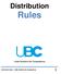 Distribution Rules. Distribution Rules - União Brasileira de Compositores 1