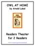 Readers Theater for 2 Readers