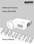Multimedia Projector MODEL PLC-XL45. Owner s Manual