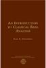 AN INTRODUCTION TO CLASSICAL REAL ANALYSIS KARL R. STROMBERG. AMS CHELSEA PUBLISHING American Mathematical Society Providence, Rhode Island