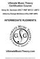 Ultimate Music Theory Certification Course INTERMEDIATE RUDIMENTS
