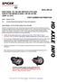 HAXL-PNI-40 NEW DANA SERVICE KITS AND PARTS FOR MODELS BUILT ON OR AFTER JUNE 10, 2013 PART NUMBER INFORMATION DATE: August 15, 2013