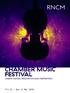 RNCM CHAMBER MUSIC FESTIVAL JOSEPH HAYDN: INNOVATION AND INSPIRATION