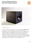 !! 1 of! 21. Magico Subwoofer Setup and DSP Control Manual. Password: Fact_ory